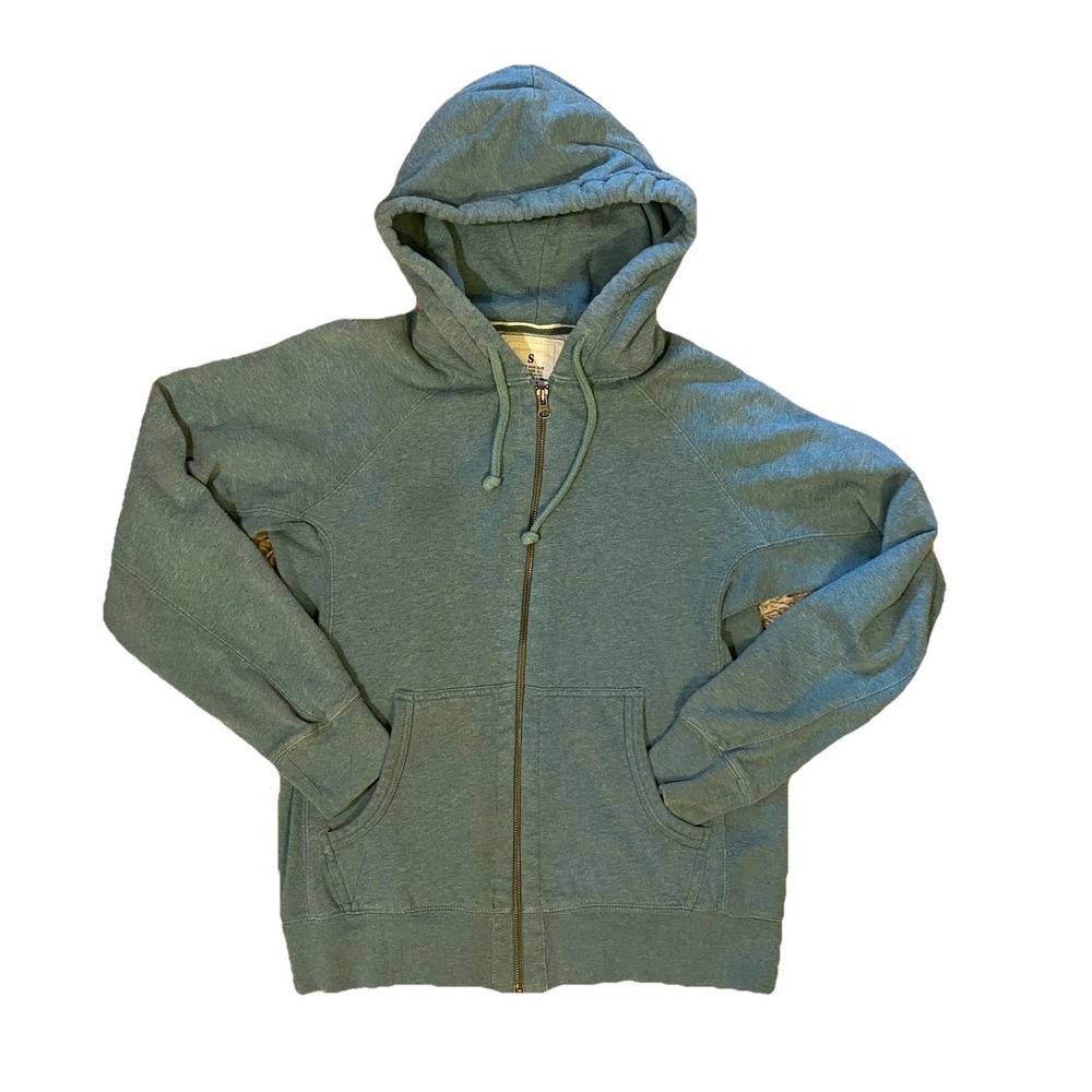 VTG Old Navy Basic Issue Hoodie Full Zip Size Men's S Army Green EUC 2008 Y2K